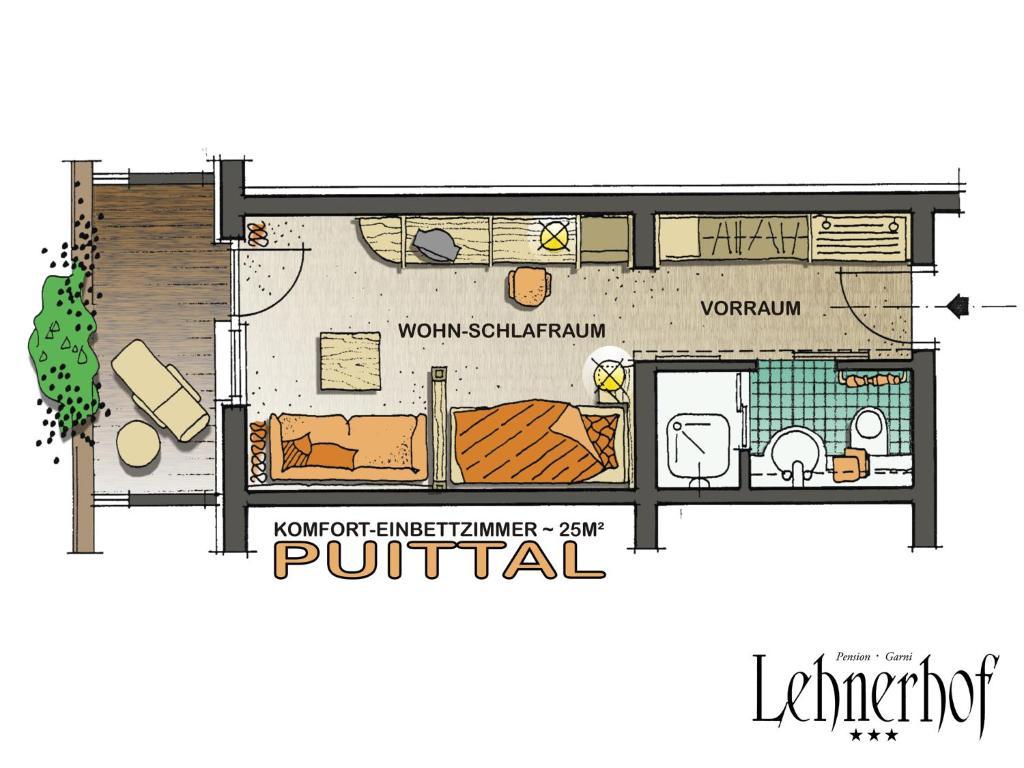 Pension Lehnerhof Leutasch Habitación foto